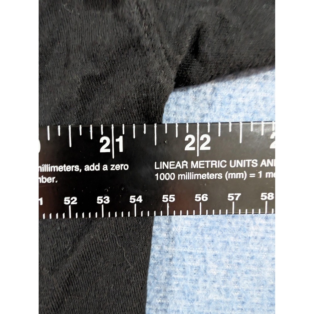 Champion Shirt Mens XL Black Long Sleeve Marble C Logo Script Sleeve Graphic - Picture 8 of 8